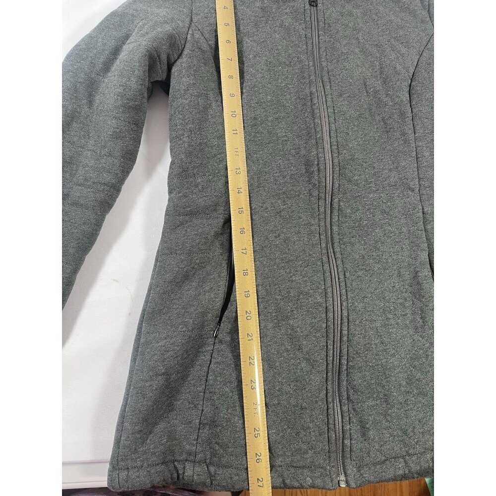 The North Face Caroluna Jacket Women's Size Medium Dark Gray Sherpa Lined - Picture 8 of 10